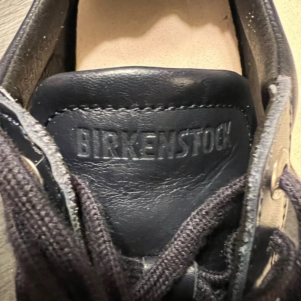 Birkenstock midnight BLUE Bend low leather shoes, sneakers, women size 38 or 7.5 - Picture 4 of 13